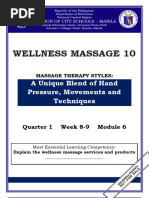 Wellness-Massage Module Q1 W8