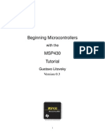 Beginning Micro Controllers MSP430 - V0.3 - Gustavo Litovsky