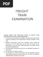 Freight Train Examination