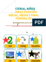 Toaz - Info Producto 10 Fonema D Posicion Inicial Media Final y Trabante PR