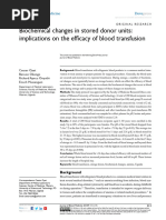 Oyet. 2018. Biochemical Changes in Stores Donor Units