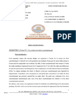 Fiche 1 La Notion de Droit Constitutionnel