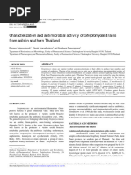 Caracterizacion y Actividad Antimicrobiana de Cepas de Streptomyces