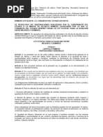 Ley Estatal para La Igualdad Entre Mujeres y Hombres-030522