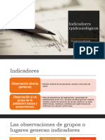 Estudio de Los Indicadores Epidemiologicos