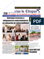 Periódico Noticias de Chiapas, Edición Virtual Jueves 27 de Junio de 2024