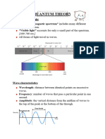 QUANTUM THEORY and Electron Config