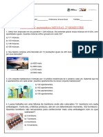 Prova Mensal Matemática 2ºbimestre