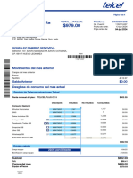 Estado de Cuenta $979.00: Movimientos Del Mes Anterior Total