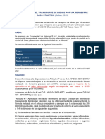 Detracción Por El Transporte de Bienes Por Via Terrestre