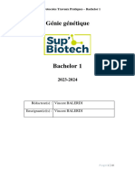 Génie Génétique S2 Bachelor1 2023 2024 Protocole