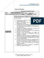 Informe Parcial de Seguridad e Higiene