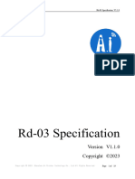 rd-03 v1.1.0 Specification 20230518