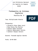 Fundamentos de Sistemas Digitales: Practica No. 8