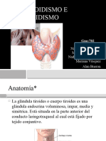 Hipe-Hipotiroidismo. Nutricion