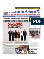 Periódico Noticias de Chiapas, Edición Virtual Viernes 28 de Junio de 2024