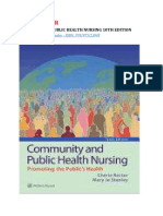 Test Bank For Community and Public Health Nursing 10TH Edition