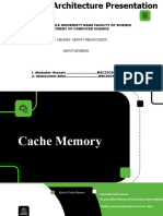 Cache Memory Presentation Slides