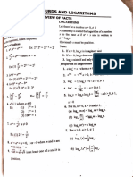 Indices and Logarithms 