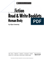 Read & Write Booklets - Human Body