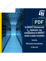 Webinar Presentation SJMOSFET Structure and Coss Hysteresis 