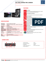 MPG Z390 Gaming Pro Carbon