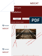 Parallelism - Nearpeer MDCAT Notes