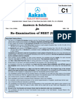 Ans&Sol Re Examniation NEET 2024 (Code C1)