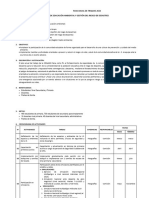 Plan de Trabajo Del Comite de Gestión de Riesgos 2023