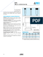 AVX CY Series Glass Capacitor Datasheet