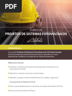 Curso Projetos de Sistemas Fotovoltaicos