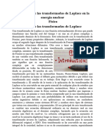 0 - Aplicación de Las Transformadas de Laplace en Física Nuclear