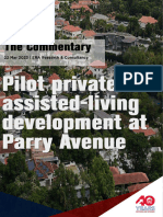 Commentary - Pilot Private Assisted-Living Development at Parry Avenue