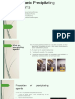 Organic Precipitating Agents