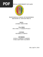 Atomic Structure Report