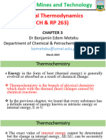 Chemical Thermo - CHAPTER 3