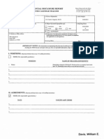 William Eugene Davis Financial Disclosure Report For 2010