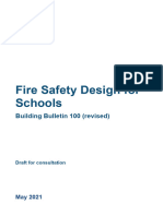 BB100 Fire Safety Design For Schools - Consultation Draft