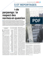 Fabrication de Parpaings: Le Respect Des Normes en Question