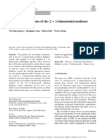 Rogue Wave Excitations of The 2 1-Dimensional Nonl