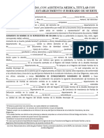 Para Trã¡mite Con Apoderado, Con Asistencia Mã©dica y El Titular Con DUI