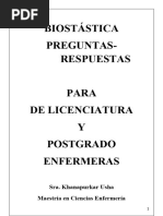 Estadísticas Biológicas: Preguntas y Respuestas