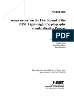 NIST - IR.8268 - Status Report On The First Round of The NIST Lightweight Cryptography Standardization Process