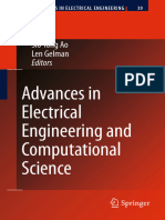 Sio-Iong Ao Len Gelman Editors: 1 Advances in Electrical Engineering and Computational Science