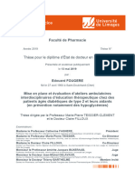 Thèse D'exercice: Faculté de Pharmacie