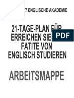 21-Tage-Plan Zur Entwicklung Einer Englischen Gewohnheit