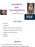 Thyroid and Anesthesia