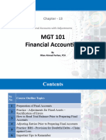 Mgt101-13 - Final Accounts With Adjustments