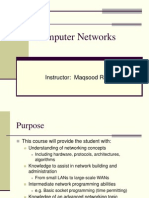 Computer Networks: Instructor: Maqsood Razi