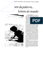 PAULO FREIRE - Alfabetização - Leitura Do Mundo, Leitura Da Palavra